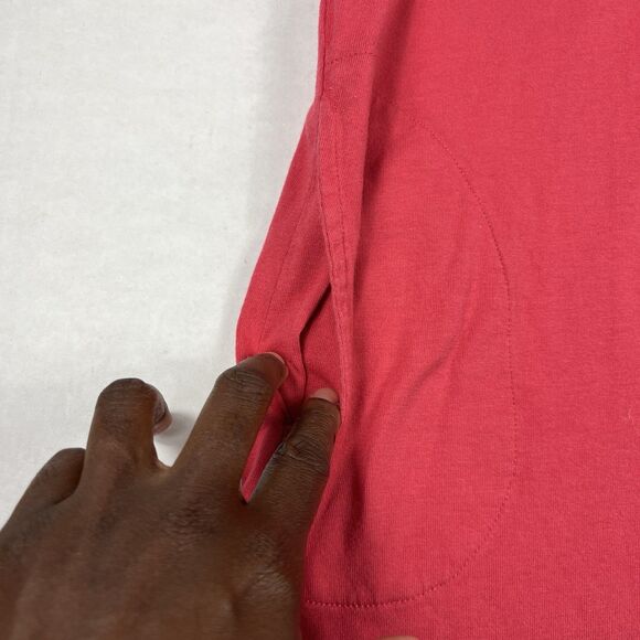 Marc By Marc Jacobs Two Toned Empire Waist Dress Cap Short Sleeve Tie Neck M - Picture 6 of 11